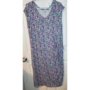 Concepts New York Dress Size 2x Womans Floral Feminine Cute Summer Multicolor